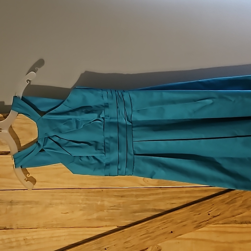 Dress - bridesmaid, blue, worn once, size 2